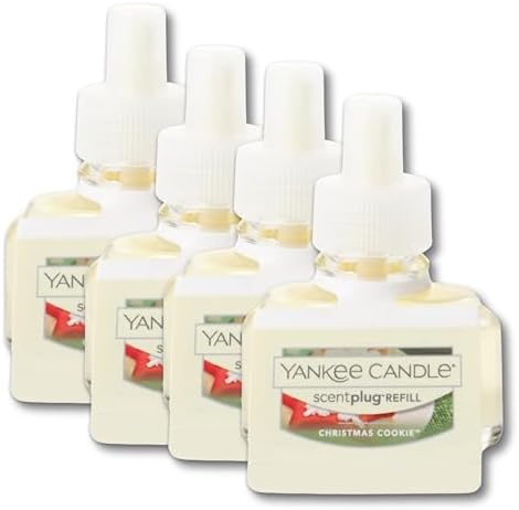 Yankee Candle ScentPlug Refill, Christmas Cookie (Pack of 4)