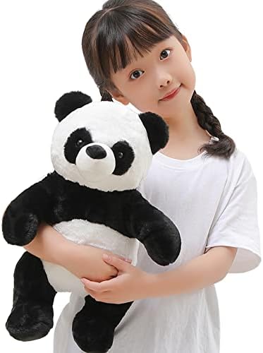 18" Panda Bear Stuffed Animal Plush Toy Cute Soft Body Doll Pillow Kawaii Giant Panda, Gift for Kids Boy Girl Birthday Valentines Christmas