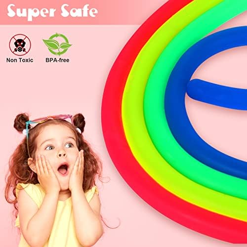 12 Pcs Sensory Toys for Kids,Fidget Stretchy Strings for Stress, Anxiety, Sensory Toys Special Needs for Autistic ADHD Autism Children Toddlers Boys Girls,Halloween Christmas Party Favor