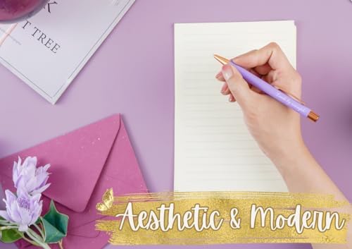 InnoBeta Boss Lady Gifts for Women, Ballpoint Pen Set of 4, Funny Gift idea for women/female in Boss Day, Birthday, Christmas, Appreciation - Best