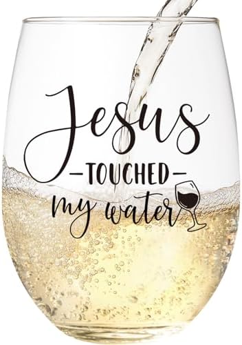 LITTLEBIGGER Gifts for Women - Wine Glass - 15 oz Scratch-Resistant Wine Glasses, Dishwasher safe, Birthday Gifts for Women, Mom, Sisters, Friends, Christmas Gift Idea, Thanksgiving Day Gifts (Black)