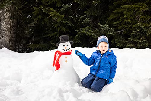 Pearhead Build A Snowman Decorating Kit, A Great DIY Snow Day Craft For Kids, Holiday Decorations for Kids, Snowman Pieces Kit, Christmas Gifts For Kids