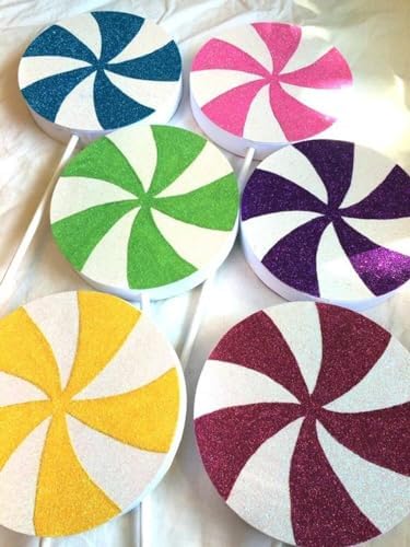 Crafare 8 Inch Round Foam Circles for Crafts 5 Pack 1 Inch Thick Round Polystyrene Craft Discs White for Wedding Holiday Christmas Crafts Making and School Projects DIY