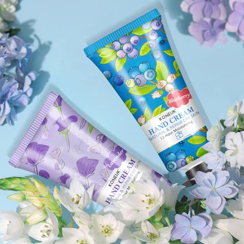 16 Pack Hand Cream Gifts Set, Bulk Hand Lotion Travel Size for Dry Cracked Hands, Hand Cream for Stocking Stuffers, Employee Appreciation Gifts, Christmas Gifts and Bridal Shower Gifts