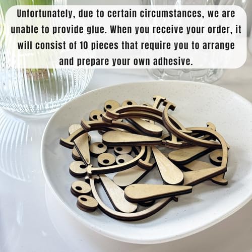 10 Piece Wooden Snowman Face Blank Craft Kit, Christmas Wooden Space Decorations, Reusable DIY Snowman Crafts for Christmas Home, Wall Decorations, Party Supplies