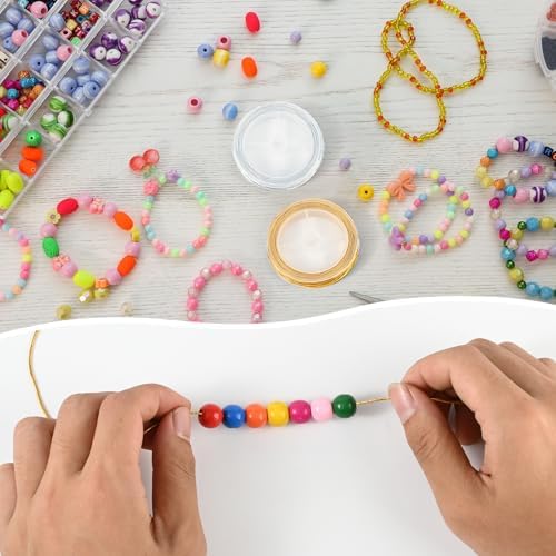 2 Rolls Metallic Elastic Cords Elastic String Gold Silver Stretch Cord Metallic Tinsel Rope for Craft Making Gift Wrapping, Jewelry Making Hair Braids Bracelets, Christmas Crafts DIY 1.0 mm 118 ft