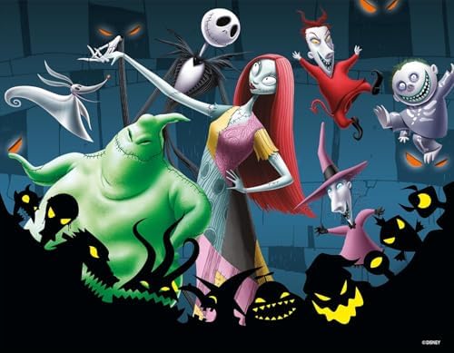 Ceaco - 5 in 1 Multipack - Disney - Tim Burton's The Nightmare Before Christmas - (2) 300 Piece, (2) 500 Piece, (1) 750 Piece Jigsaw Puzzles