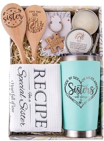 Sisters Gifts from Sister, Sisters/Sister in Law Birthday Christmas Mothers Day Valentines Day Gift Basket