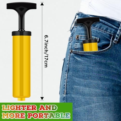 WILLBOND Ball Air Pump Bulk with Needle for Sports Balls Operation Christmas Hand Pump Portable Kit Extension Hose for Balls Basketball Soccer Christmas Volleyball Gifts