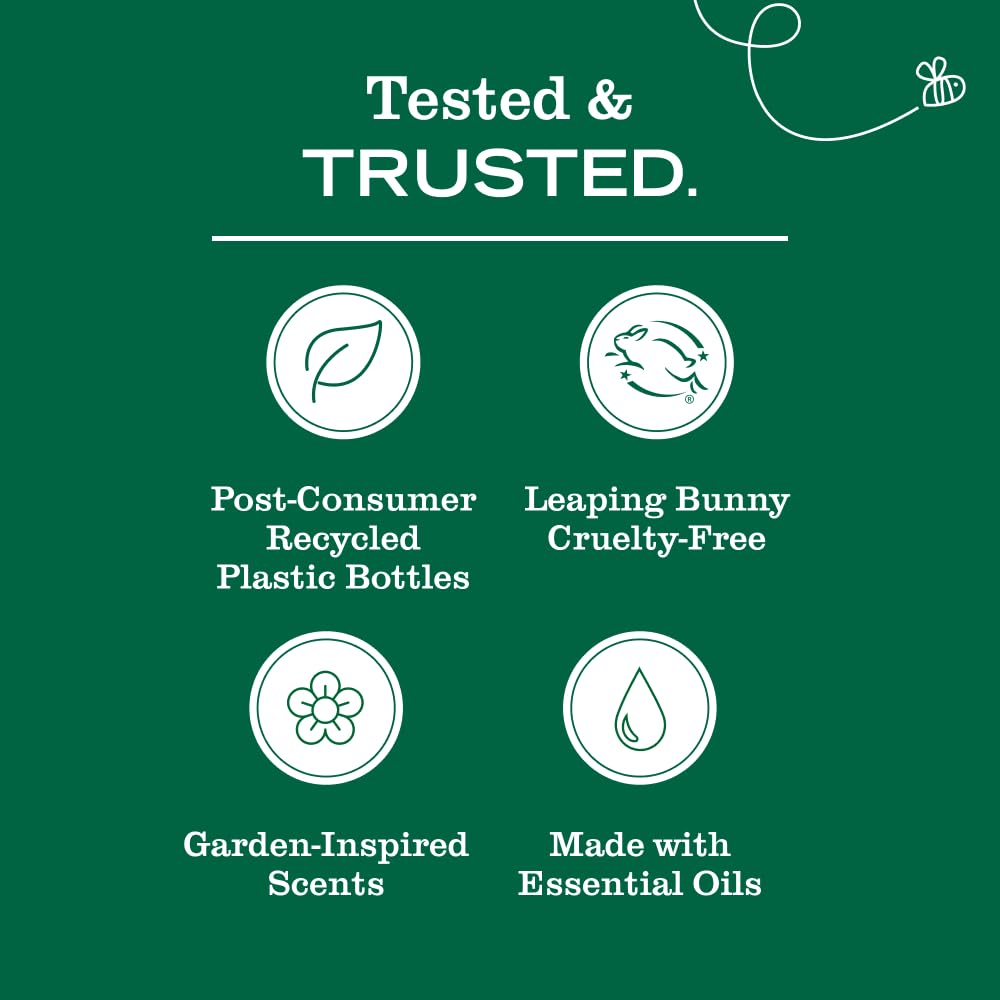 MRS. MEYER'S CLEAN DAY Liquid Hand Soap, Cruelty Free, Rosemary Scent, 12.5 oz- Pack of 3