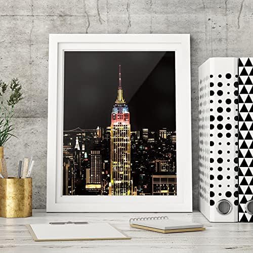 12 Sheets Scratch Painting Rainbow Paper, Sketch Pads DIY Art Craft City Series Night View Scratchboard Craft Art Kits with 6 Tools for Adults Kids Halloween Christmas(7.8 X 5.5 Inches(Style A))