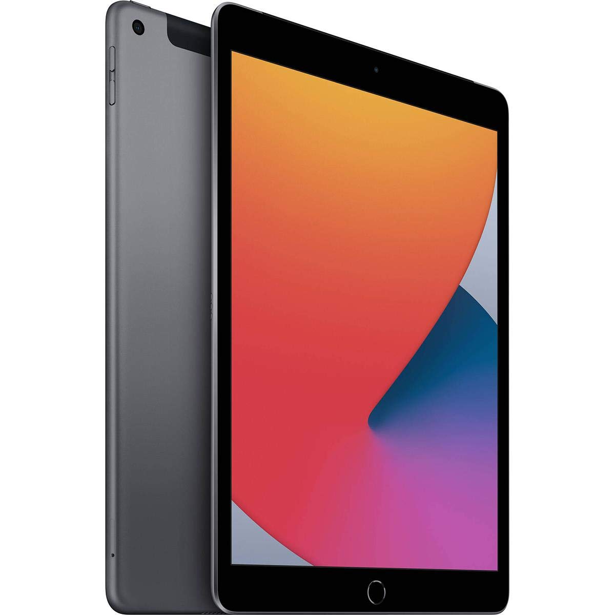Apple iPad (10.2-inch, Wi-Fi + Cellular, 128GB) - Space Gray (8th Generation) (Renewed)