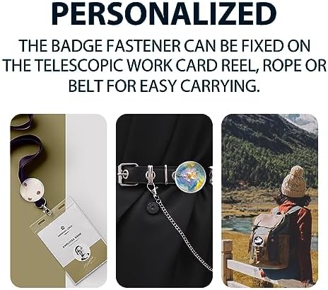 20 Pack Clear Button Pins 1.5 inch DIY Button Pins Kit Make Your Own Acrylic Buttons with Sublimation Maker Set for for Christmas Craft Supplies DIY Badges School Projects