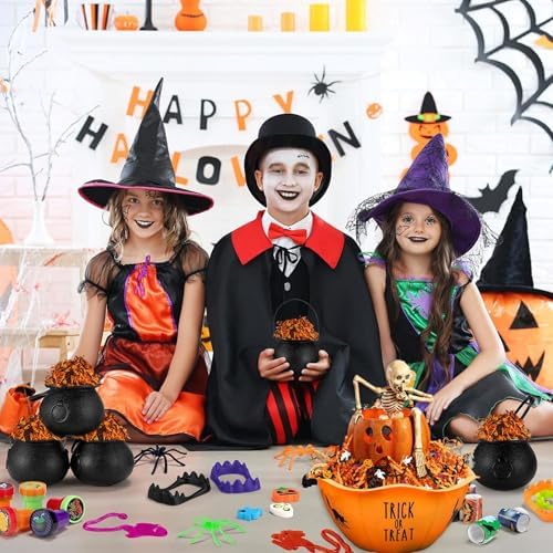 ZEBMOON 1 LB Black Orange Crinkle Cut Paper Shred Filler Great for Gift Wrapping, Halloween Basket Filling, Birthday, Wedding, Thanksgiving, Christmas Day, New Year Party Decorations Filling Supplies