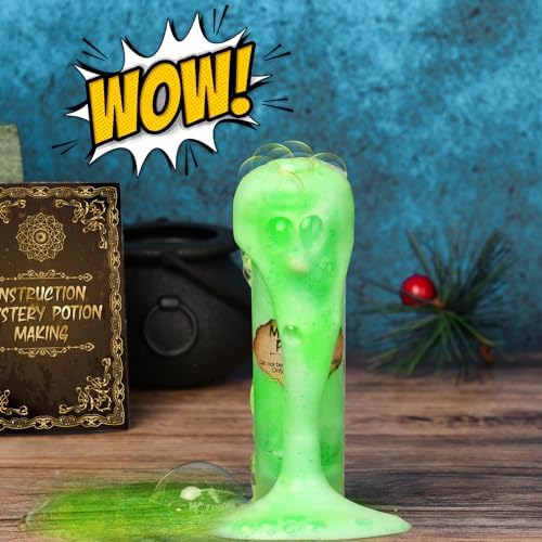 UOMTFAI Mystery Potion Craft Kit for Kids, Mix 20 Magic Wizard Potion, Creative Christmas Decorations Birthday Gifts Toys for Boys and Girls Age 6 7 8 9 10+