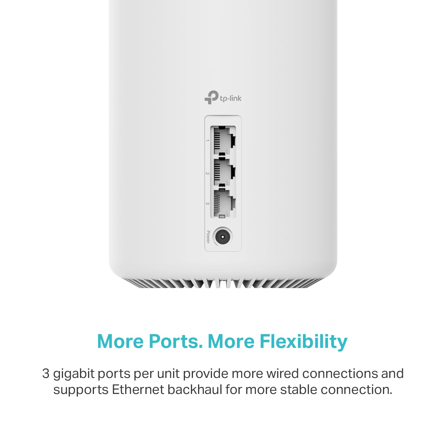 TP-Link Deco XE75 AXE5400 Tri-Band WiFi 6E System - Wi-Fi up to 7200 Sq.Ft, Engadget Rated Best for Most People, Replaces WiFi Router and Extender, AI-Driven New 6GHz Band, 3-Pack