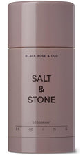 Salt & Stone Aluminum Free Deodorant | Extra Strength 48 Hour Protection for Women & Men | Made with Seaweed Extracts, Niacinamide & Prebiotics | Black Rose & Oud