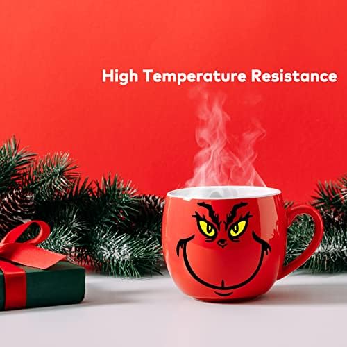 10 Pcs Christmas Face Stickers – Vinyl Transfer Stickers for Crafts, Ornaments, Cups, Jars, and Christmas Balls, Waterproof DIY Face Decals for Party Favors and Holiday Decorations – 2 x 2 in