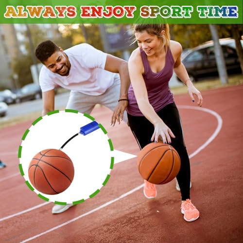 WILLBOND Ball Air Pump Bulk with Needle for Sports Balls Operation Christmas Hand Pump Portable Kit Extension Hose for Balls Basketball Soccer Christmas Volleyball Gifts