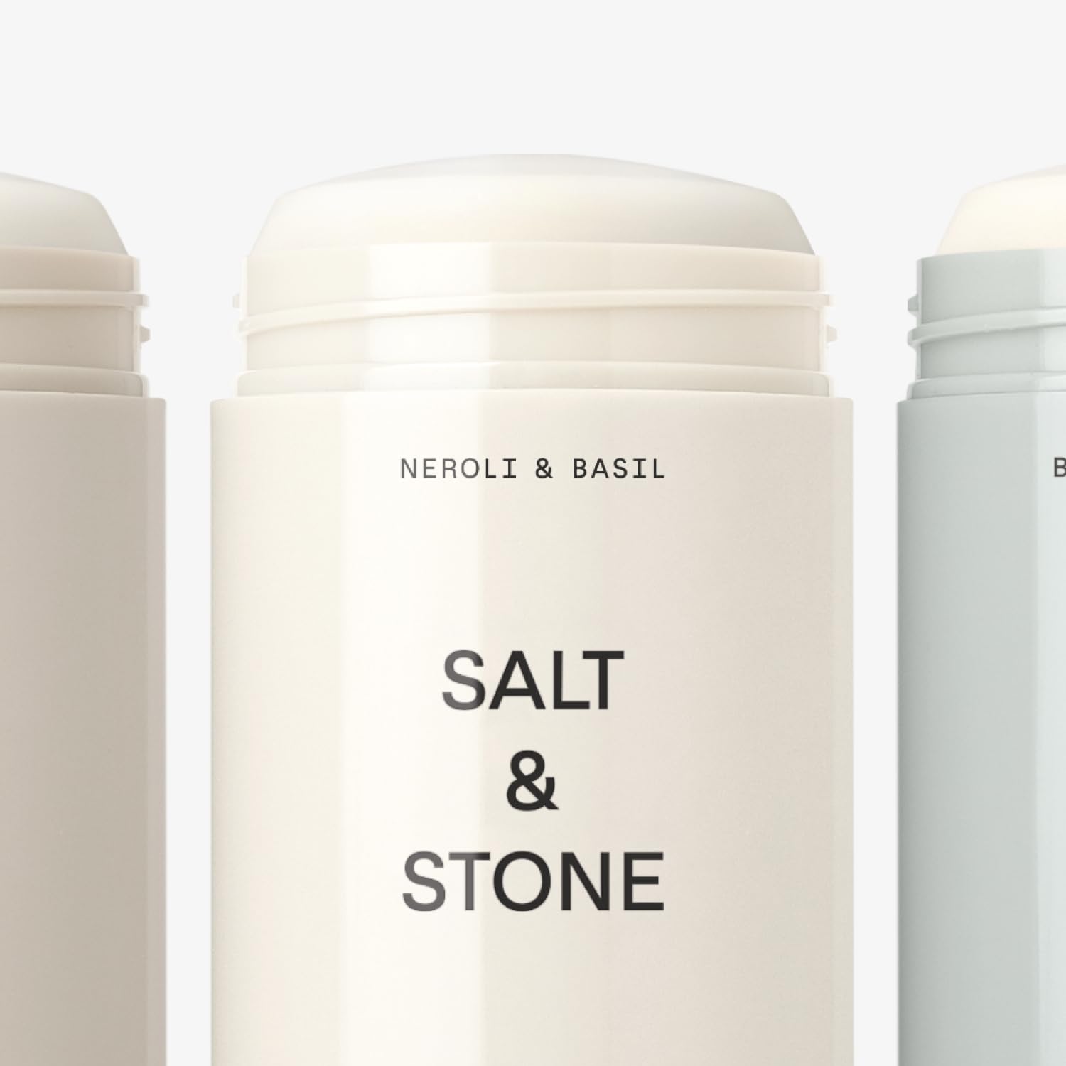 Salt & Stone Aluminum Free Deodorant | Extra Strength 48 Hour Protection for Women & Men | Made with Seaweed Extracts, Niacinamide & Prebiotics | Trio Set