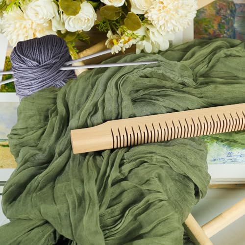 12 Pack Sage Green Cheesecloth Table Runner 10ft Boho Gauze Cheese Cloth Table Runner Rustic Sheer Runner 120 inch Long for Christmas Wedding Bridal Baby Shower Birthday Table Decorations