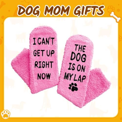HAPPYPOP Dog Socks for Mom Dad - Dog Lovers Gifts for Women Men, Pet Lover Christmas Gifts