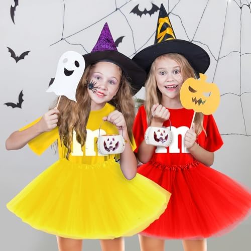 Letter M Halloween Costumes Tutu Skirts,Women Team Group T-Shirt,Candy Costume for Halloween Christmas
