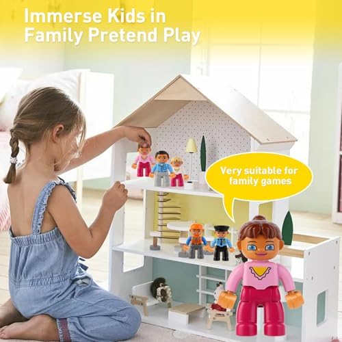 Minifigures Pack, 19PCS People Figures Only Series Building Block, Kids Mini Action Figures for Christmas Stocking Stuffers, Xmas Toys Figures Minifigs Gifts, Birthday Party Favors for Boys and Girls