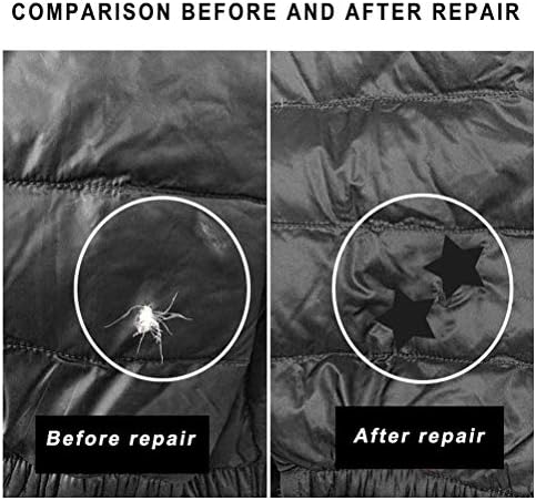 8Pcs Nylon Repair Patches, Self-Adhesive and Waterproof, Lightweight Repair Patches Christmas Gifts for Clothing Down Jacket Tent Clothes Bag (20 x10 cm)