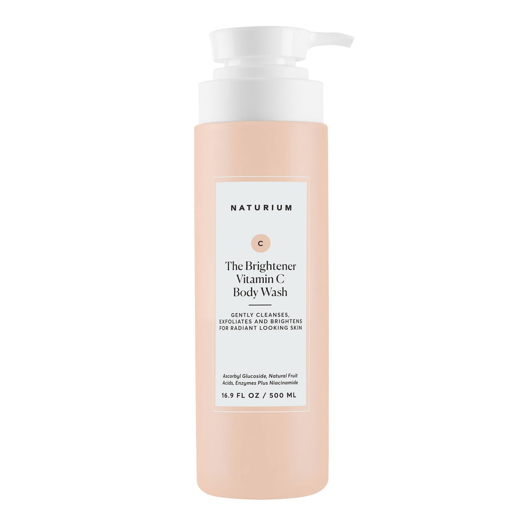 Naturium The Brightener Vitamin C Body Wash, Gentle Cleanser for Smoother-Looking Skin, Removes Dirt, Oil & Other Impurities, 16.9 oz