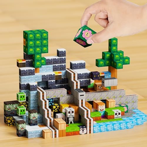 150PCS Magnetic Building Blocks Set Toys, Kids Classroom Magnet Blocks Sensory Toy for Toddlers STEM Learning, Construction Stacking Toy for Kids Boys and Girls Christmas Birthday Gifts