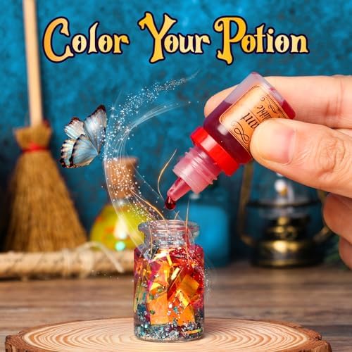 UOMTFAI Mystery Potion Craft Kit for Kids, Mix 20 Magic Wizard Potion, Creative Christmas Decorations Birthday Gifts Toys for Boys and Girls Age 6 7 8 9 10+