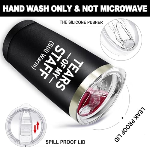 Boss Gifts for Men Women - Boss Day Gifts - Christmas, Appreciation, Retirement Gift for Bosses, Employees, Leader - Tears of My Staff - 20oz Bosses Tumbler