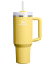 STANLEY Quencher H2.0 Tumbler with Handle and Straw 40 oz | Flowstate 3-Position Lid | Cup Holder Compatible for Travel | Insulated Stainless Steel Cup | BPA-Free | Daffodil