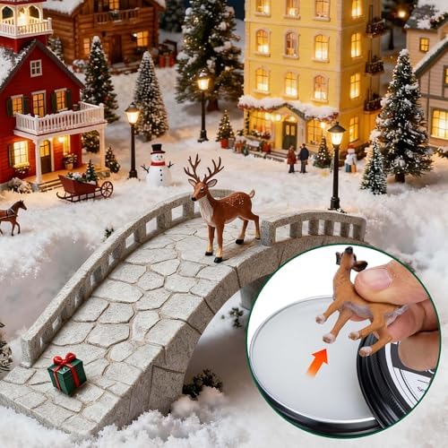 2.1oz Tacky Wax,Tacky Wax Adhesive Sticky Putty,Removable Exhibit Waxs for Christmas Village Landscape Securing Small Items