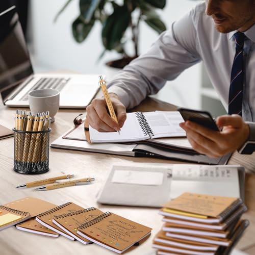 10 Sets Inspirational Medical Assistant Week Notebooks Bulk Employee Appreciation Gifts Spiral Weekly Planner Notebook with Sticky Notes Pens for Christmas Coworker (May You Be Proud)