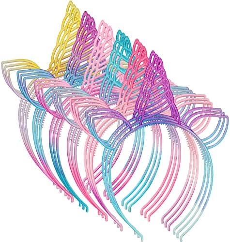 18Pcs Unicorn Birthday Party Favors Unicorn headbands for Girl Halloween Christmas Party Supplies for Teen Children