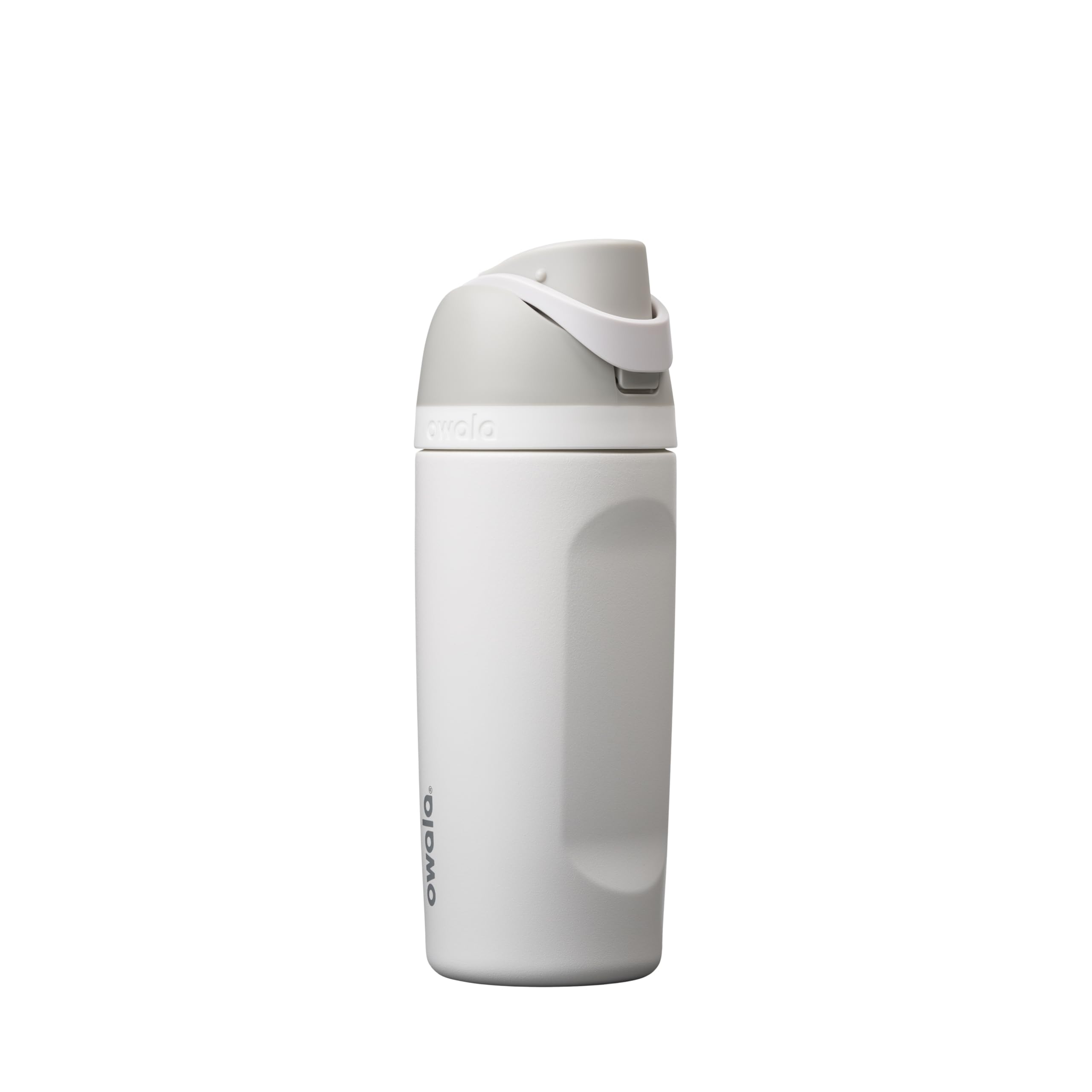 Owala Kids FreeSip Insulated Stainless Steel Water Bottle with Straw for Sports, Travel, and School BPA-Free Sports Water Bottle, 16 oz, Shy Marshmallow