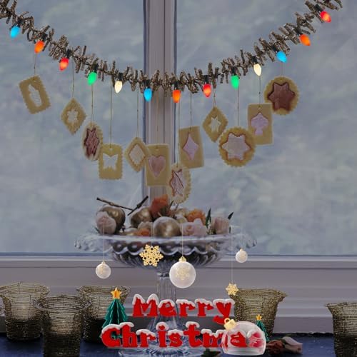 Christmas LED Light Bulb, 25 Pack C7 Multicolor Replacement Bulbs for Outdoor Patio Indoor Christmas Party String Lights, 0.6W Energy Saving Night Light Bulbs, C7/E12 Candelabra Base, 120 Volts