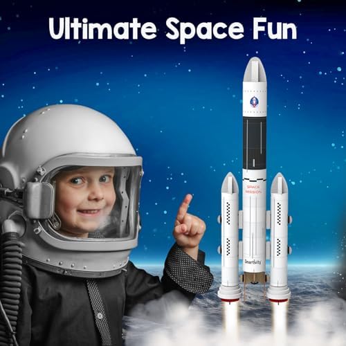 Smartivity Rocket Launcher STEM Kit for Kids 6, 7, 8, 9, 10, 11, 12 Years Old | Build Your Own Rocket and Launcher | Christmas, Birthday Gift for Smart Kids | DIY Science Toy for Boys & Girls