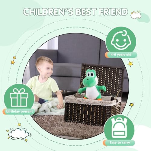 Yoshi Plush Toys, Mario All-Stars Series 13 Inch Green, Ideal for Christmas Birthday and More