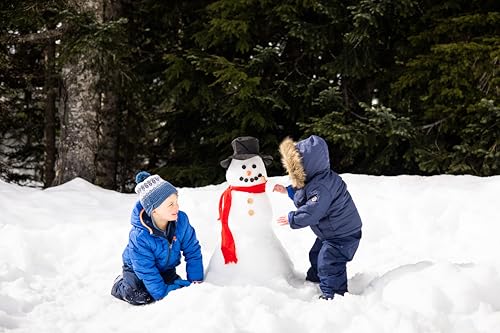 Pearhead Build A Snowman Decorating Kit, A Great DIY Snow Day Craft For Kids, Holiday Decorations for Kids, Snowman Pieces Kit, Christmas Gifts For Kids