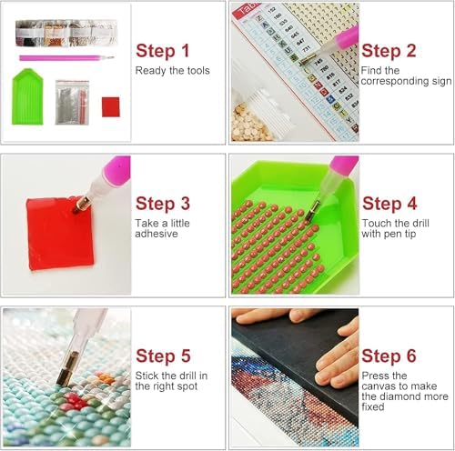 ARPADAMO Christmas Diamond Art Kits for Adults,5D Christmas Gnomes Diamond Art for Beginners,DIY Full Drill Diamond Painting Kit,Home Wall Decor Winter Diamond Painting (11.8x11.8 Inch)