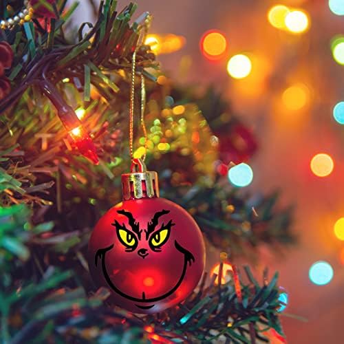 10 Pcs Christmas Face Stickers – Vinyl Transfer Stickers for Crafts, Ornaments, Cups, Jars, and Christmas Balls, Waterproof DIY Face Decals for Party Favors and Holiday Decorations – 2 x 2 in