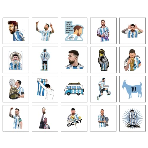 40Sheets Football Messi Temporary Tattoos for Kids,Cartoon Temporary Tattoos Gift For Fan Birthday Party Decorations for Girl Boys Home Activity Class Prizes Carnival Christmas Rewards