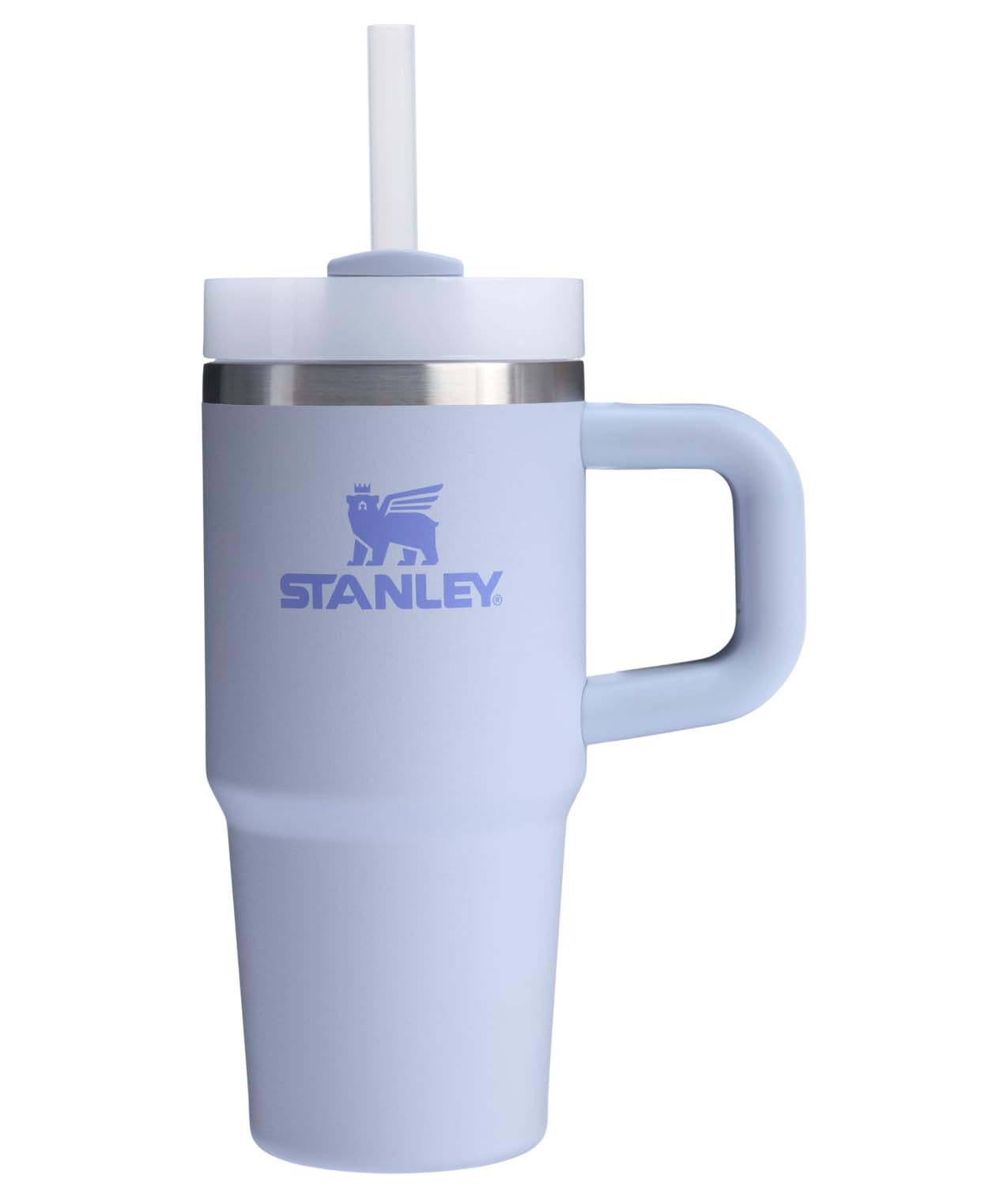 STANLEY Quencher H2.0 Tumbler with Handle and Straw 14 oz | Flowstate 3-Position Lid | Cup Holder Compatible for Travel | Insulated Stainless Steel Cup | BPA-Free | Dew Drop