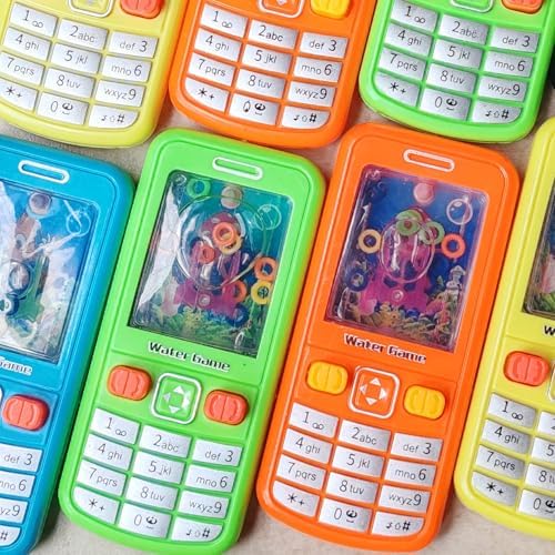 12 Pcs Handheld Water Ring Games-Prize Treasure Box Toys,Birthday Return Gifts Party Favors,Christmas Stocking Goodie Bag Stuffers,Bulk Pinata Stuffers for Kids Classroom Students