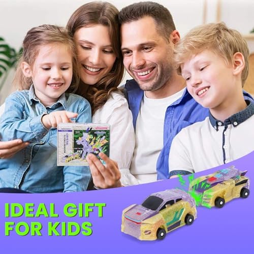 2-in-1 Transformation Dinosaur Car Toy - Magnetic Collision Robot Cars for Kids | Fun Collision Transformation Toy for Boys & Girls | Perfect Birthday & Christmas Party Gift