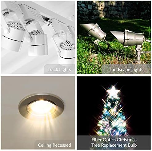 Simba Lighting LED MR11 Flood Light Bulbs (10 Pack) 12V 3W 20W Halogen Replacement 2-Pin 240lm for Landscape, Accent, Track Lights, and Christmas Tree Fiber Optics, GU4 Bi-Pin Base, 3000K Soft White