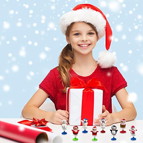 24 PCS Christmas Jumping Popper Toys for Kids Boys Girls Christmas Stocking Stuffers Party Favors Gifts Games